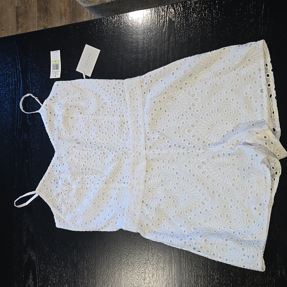 NWT! 1.State Eyelet Romper 4